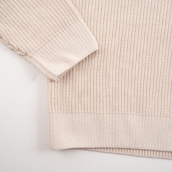NEW MADEWELL Cotton-Linen Long-Sleeve Sweater Polo size XL - Picture 9 of 12
